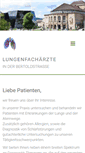 Mobile Screenshot of lungenfachaerzte.de